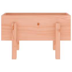 vidaXL Garden Raised Bed Wooden Planter Pot Patio Flower Bed Solid Wood Pine - natural douglas, 62 x 30 x 38 cm - Additional view 4