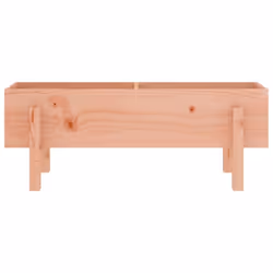 vidaXL Garden Raised Bed Wooden Planter Pot Patio Flower Bed Solid Wood Pine - natural douglas, 101 x 30 x 38 cm - Additional view 5