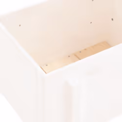 vidaXL Garden Planter Flower Box Garden Pot Plant Pot White Solid Wood Pine - Additional view 6