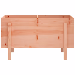 vidaXL Garden Raised Bed Wooden Planter Pot Patio Flower Bed Solid Wood Pine - natural douglas, 101 x 50 x 57 cm - Additional view 4