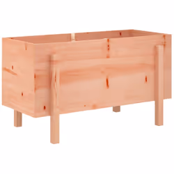 vidaXL Garden Raised Bed Wooden Planter Pot Patio Flower Bed Solid Wood Pine - natural douglas, 101 x 50 x 57 cm - Additional view 5