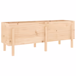 vidaXL Garden Raised Bed Outdoor Planter Pot Patio Flower Bed Solid Wood Pine - Additional view 5