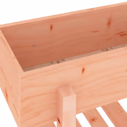 vidaXL Garden Planter Flower Box Garden Pot Wooden Plant Pot Solid Wood Pine - natural douglas, 101 x 30 x 69 cm - Additional view 4