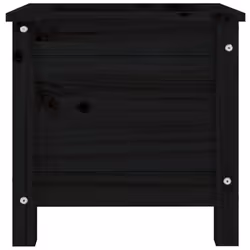 vidaXL Garden Raised Bed Outdoor Wooden Planter Pot Flower Bed Solid Wood Pine - black pine, 40 x 40 x 39 cm - Additional view 5