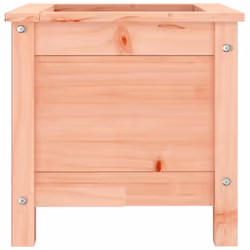 vidaXL Garden Raised Bed Outdoor Wooden Planter Pot Flower Bed Solid Wood Pine - natural douglas, 40 x 40 x 39 cm - Additional view 4
