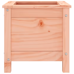 vidaXL Garden Raised Bed Outdoor Wooden Planter Pot Flower Bed Solid Wood Pine - natural douglas, 40 x 40 x 39 cm - Additional view 5