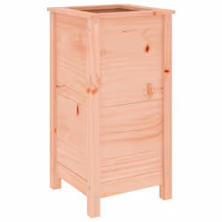 vidaXL Garden Raised Bed Outdoor Wooden Planter Pot Flower Bed Solid Wood Pine - natural douglas, 40 x 40 x 78 cm - Additional view 5