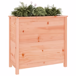 vidaXL Garden Raised Bed Outdoor Wooden Planter Pot Flower Bed Solid Wood Pine - natural douglas, 82.5 x 40 x 78 cm - Additional view 2