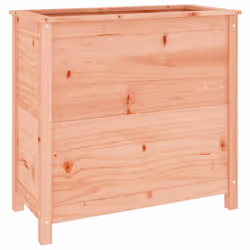 vidaXL Garden Raised Bed Outdoor Wooden Planter Pot Flower Bed Solid Wood Pine - natural douglas, 82.5 x 40 x 78 cm - Additional view 5