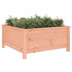 vidaXL Garden Raised Bed Outdoor Wooden Planter Pot Flower Bed Solid Wood Pine - natural douglas, 82.5 x 82.5 x 39 cm - Additional view 2