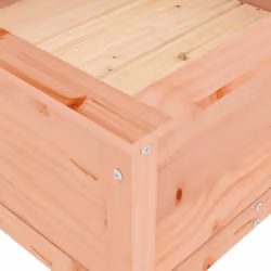 vidaXL Garden Raised Bed Outdoor Wooden Planter Pot Flower Bed Solid Wood Pine - natural douglas, 82.5 x 82.5 x 39 cm - Additional view 6