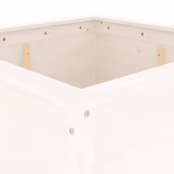 vidaXL Garden Raised Bed Outdoor Wooden Planter Pot Flower Bed Solid Wood Pine - white pine, 82.5 x 82.5 x 78 cm - Additional view 6