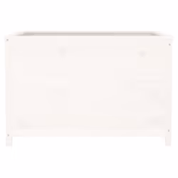 vidaXL Garden Raised Bed Outdoor Wooden Planter Pot Flower Bed Solid Wood Pine - white pine, 119.5 x 82.5 x 78 cm - Additional view 4