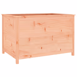 vidaXL Garden Raised Bed Outdoor Wooden Planter Pot Flower Bed Solid Wood Pine - natural douglas, 119.5 x 82.5 x 78 cm