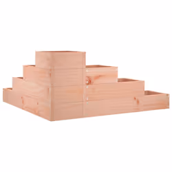 vidaXL Garden Planter Flower Pot Outdoor Planter Plant Pot Solid Wood Pine - natural douglas, 80.5 x 79 x 36 cm - Additional view 5