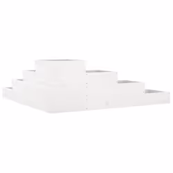 vidaXL Garden Planter Flower Pot Outdoor Planter Plant Pot Solid Wood Pine - white pine, 106 x 104.5 x 36 cm - Additional view 5