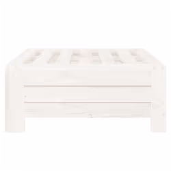 vidaXL Parasol Base Cover White Solid Wood Pine - Additional view 3