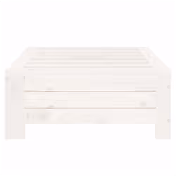 vidaXL Parasol Base Cover White Solid Wood Pine - Additional view 4