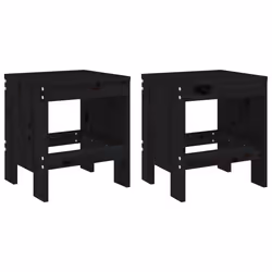 VidaXL 825342, Terrace, Pinewood, Black, 110 kg