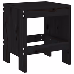 VidaXL 825342 outdoor chair Terrace Pinewood Black