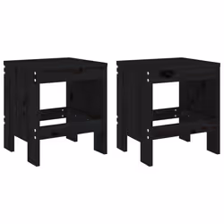 VidaXL 825349, Terrace, Pinewood, Black, 110 kg
