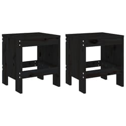 VidaXL 825349 outdoor chair Terrace Pinewood Black