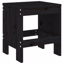 VidaXL 825349 outdoor chair Terrace Pinewood Black