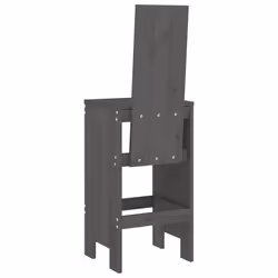 VidaXL 825354 outdoor chair Terrace Pinewood Grey - Additional view 6