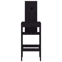 VidaXL 825356 outdoor chair Terrace Pinewood Black - Additional view 4