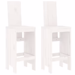 VidaXL 825360, Terrace, Pinewood, White, 110 kg