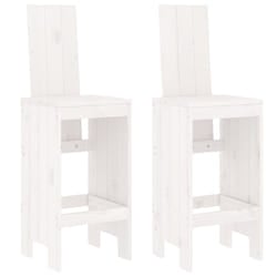 VidaXL 825360 outdoor chair Terrace Pinewood White