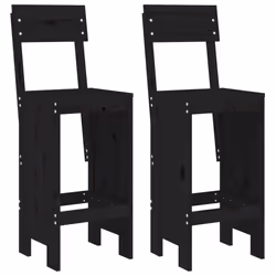 VidaXL 825363, Terrace, Pinewood, Black, 110 kg