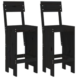 VidaXL 825363 outdoor chair Terrace Pinewood Black