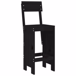 VidaXL 825363 outdoor chair Terrace Pinewood Black