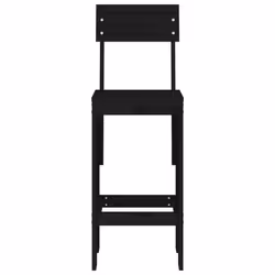 VidaXL 825363 outdoor chair Terrace Pinewood Black - Additional view 4