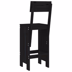 VidaXL 825363 outdoor chair Terrace Pinewood Black - Additional view 6