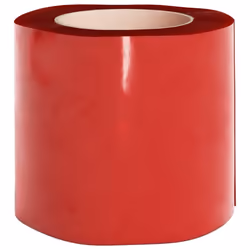 ) vidaXL Strip Curtain Roll Privacy Window Covering Pedestrian Door Strip PVC - red, 200 x 1.6 mm (25 m - Additional view 4