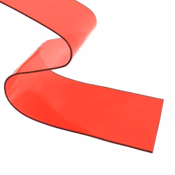 ) vidaXL Strip Curtain Roll Privacy Window Covering Pedestrian Door Strip PVC - red, 200 x 1.6 mm (25 m - Additional view 5