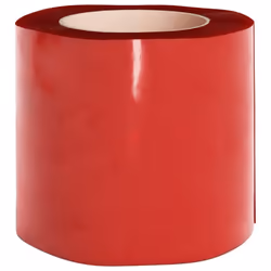 ) vidaXL Strip Curtain Roll Privacy Window Covering Pedestrian Door Strip PVC - red, 200 x 1.6 mm (50 m - Additional view 4