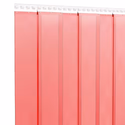 ) vidaXL Strip Curtain Roll Privacy Window Covering Pedestrian Door Strip PVC - red, 300 x 2.6 mm (25 m