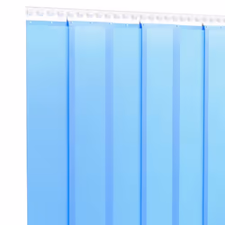 ) vidaXL Strip Curtain Roll Privacy Window Covering Pedestrian Door Strip PVC - blue, 200 x 1.6 mm (25 m