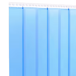 ) vidaXL Strip Curtain Roll Privacy Window Covering Pedestrian Door Strip PVC - blue, 300 x 2.6 mm (10 m