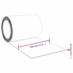 ) vidaXL Strip Curtain Roll Privacy Window Covering Pedestrian Door Strip PVC - blue, 300 x 2.6 mm (10 m