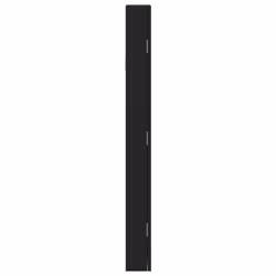 vidaXL Mirror Jewellery Cabinet Jewelry Armoire Mirror Wall Mounted Black - black - Additional view 5