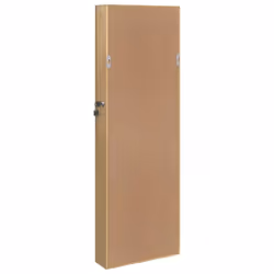 vidaXL Mirror Jewellery Cabinet Jewelry Armoire Mirror Wall Mounted Black - brown - Additional view 6