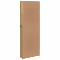 vidaXL Mirror Jewellery Cabinet Jewelry Armoire Mirror Organiser Wall Mounted - brown, 37.5 x 10 x 106 cm - Additional view 6