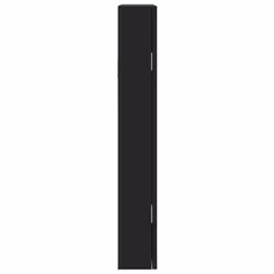 vidaXL Mirror Jewellery Cabinet Mirror Armoire with LED Lights Wall Mounted - black - Additional view 4