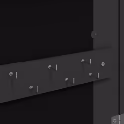 vidaXL Mirror Jewellery Cabinet Mirror Armoire with LED Lights Wall Mounted - black - Additional view 9
