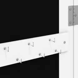 vidaXL Mirror Jewellery Cabinet Mirror Armoire with LED Lights Wall Mounted - white - Additional view 9