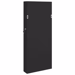 vidaXL Mirror Jewellery Cabinet Mirror Armoire with LED Lights Wall Mounted - black - Additional view 5